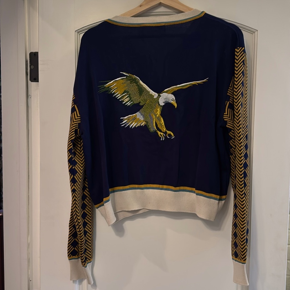 COPY - Palava Eagle embroidered cardigan XL NWT So Cute!!